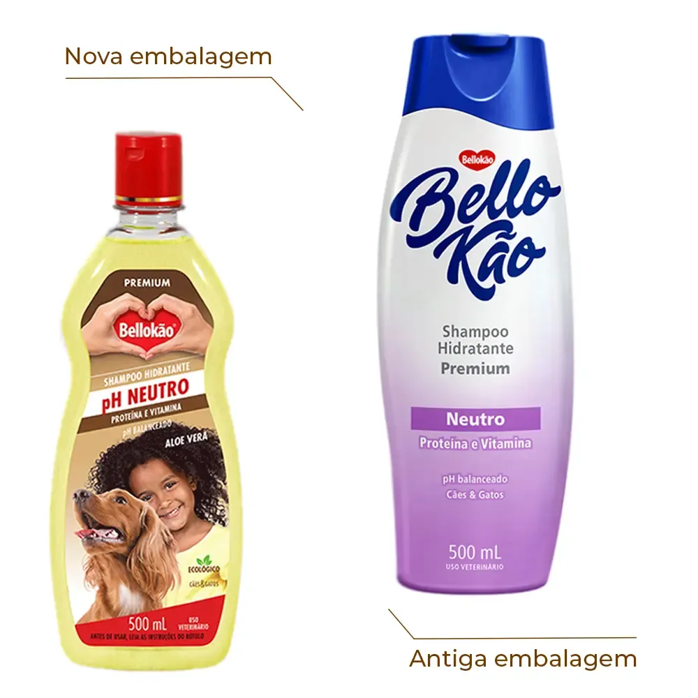 Shampoo Neutro Hidratante Bellokão
